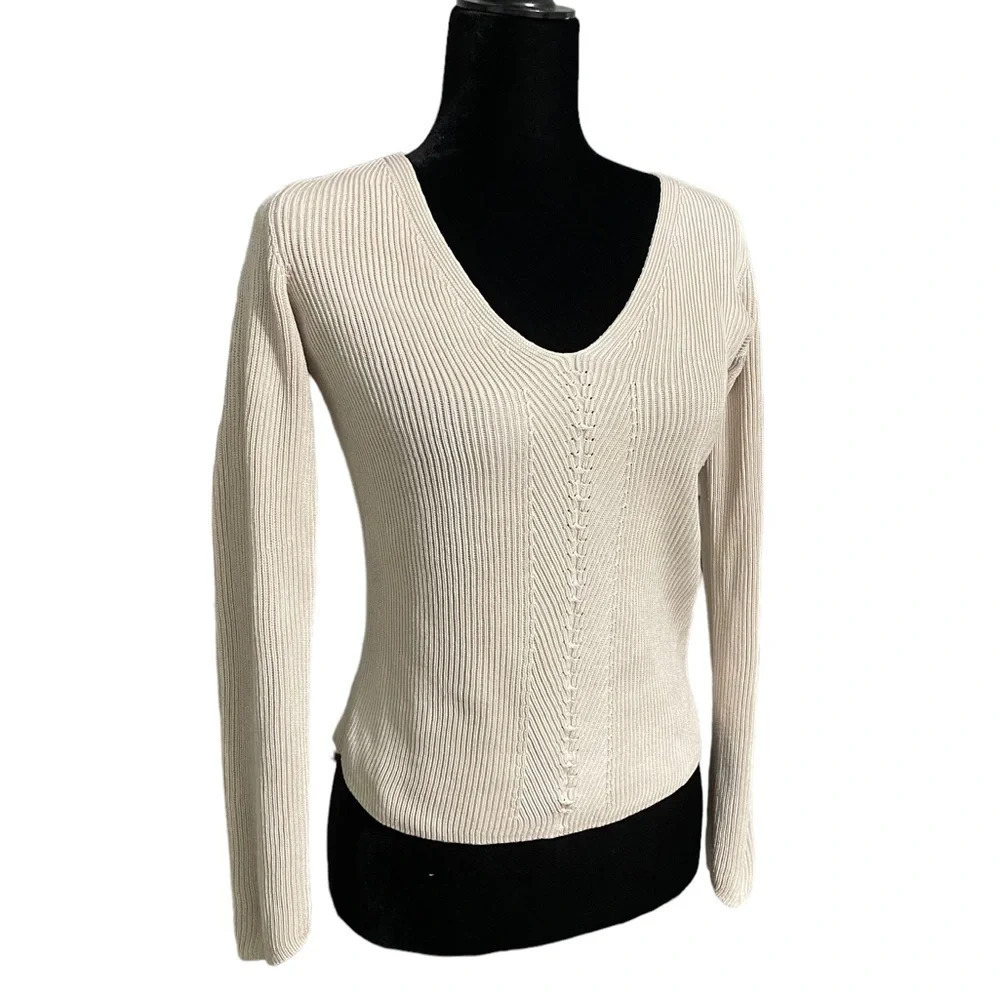 THE ROW 100% Silk SWEATER Women’s Small - Picture 11 of 11